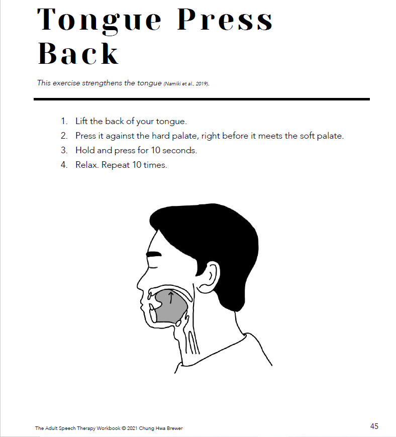 dysphagia illustrated exercises for adults